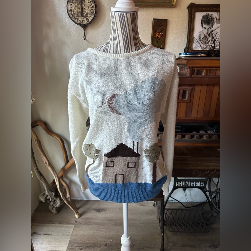 1970’s cozy house sweater